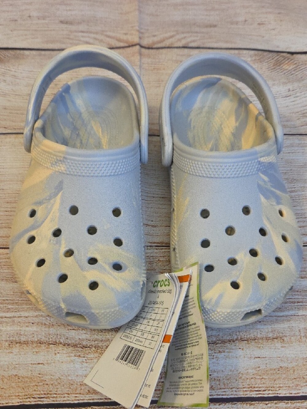 CROCS Kids' Marbled Size 1 - Picture 3 of 4